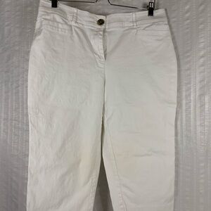 Women's White capris
